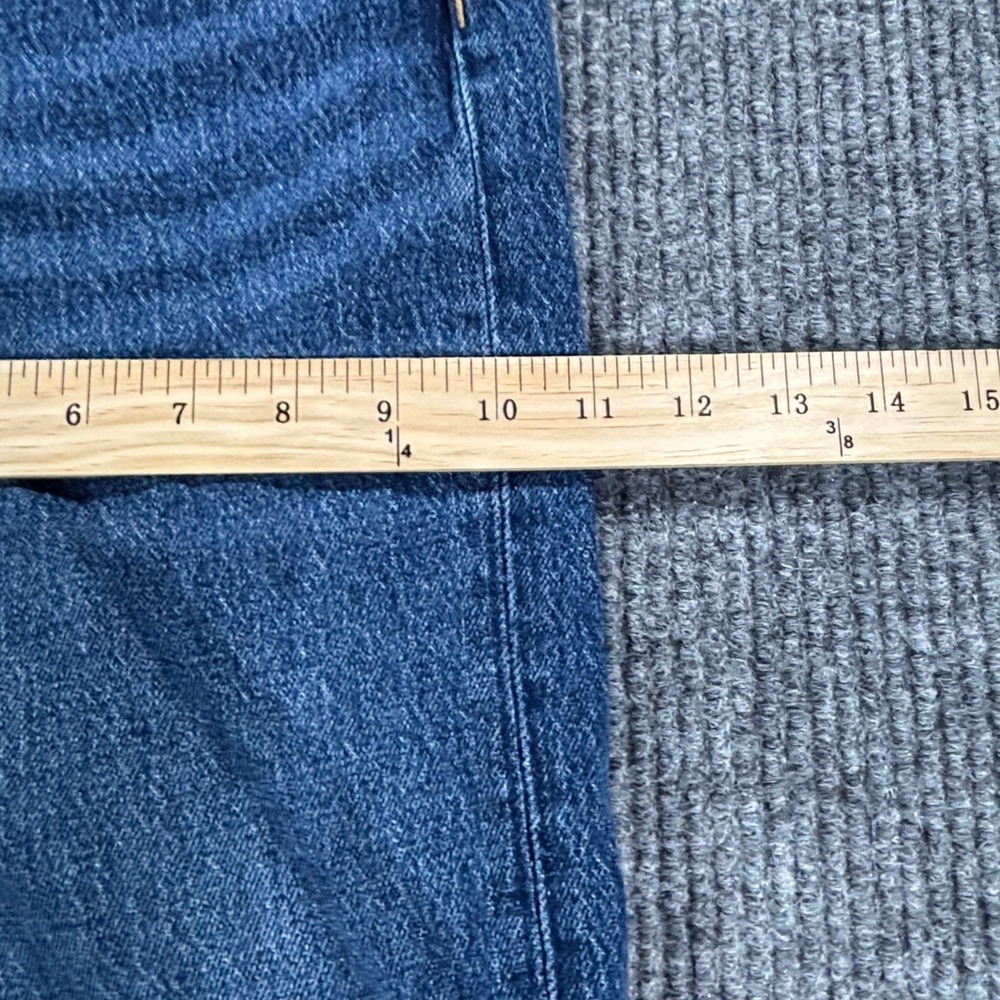 Old Navy Sky-Hi Wide Leg Jeans Women Size 8 Blue Extra High Rise - Picture 5 of 12